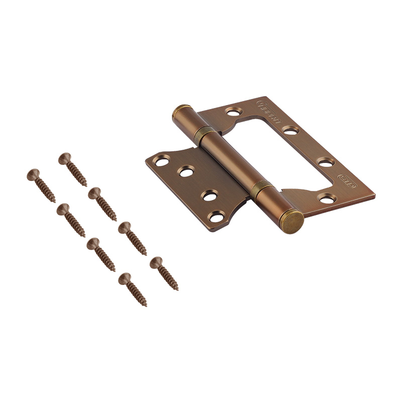 Комплектация и упаковка Петля без врезки 800-4" STD (100*75*2,5) без колп. цвет Матовый кофе Нора-М