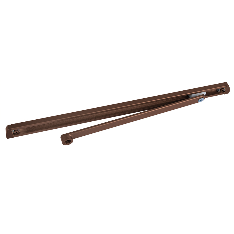 Тяга для дверного доводчика Рычаг скользящий для доводчиков №3S, 4S, 450 цвет Коричневый Нора-М