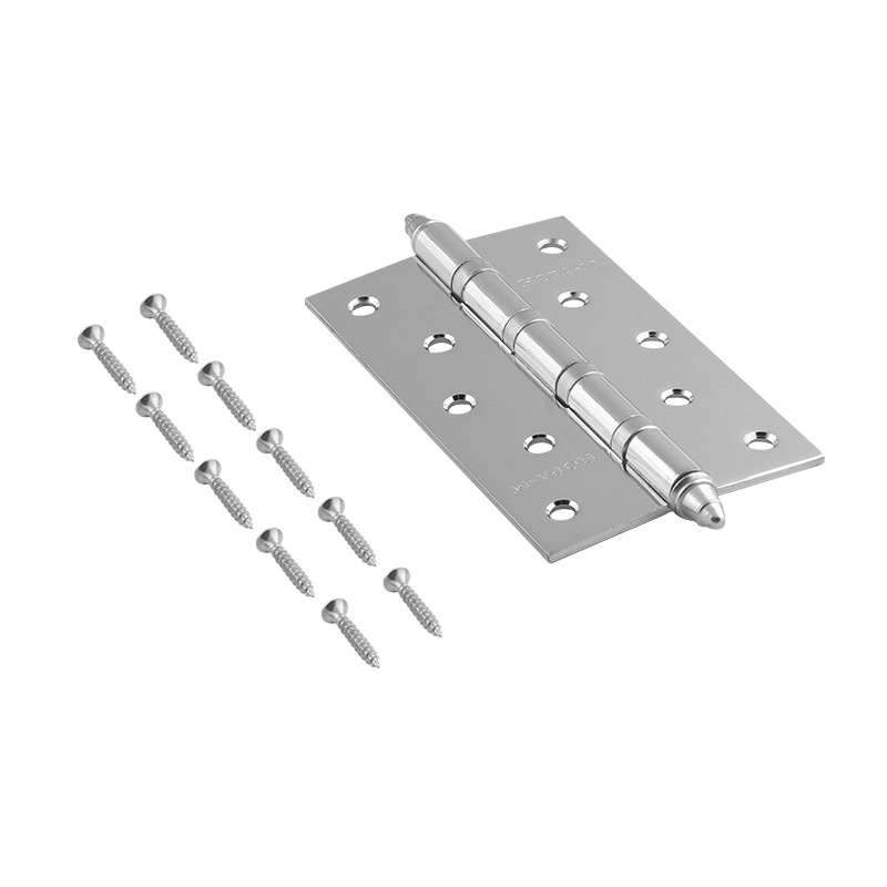 Комплектация и упаковка Петля универсальная 5"-4ВВ (125*75*2,5) с колп. цвет Хром Нора-М