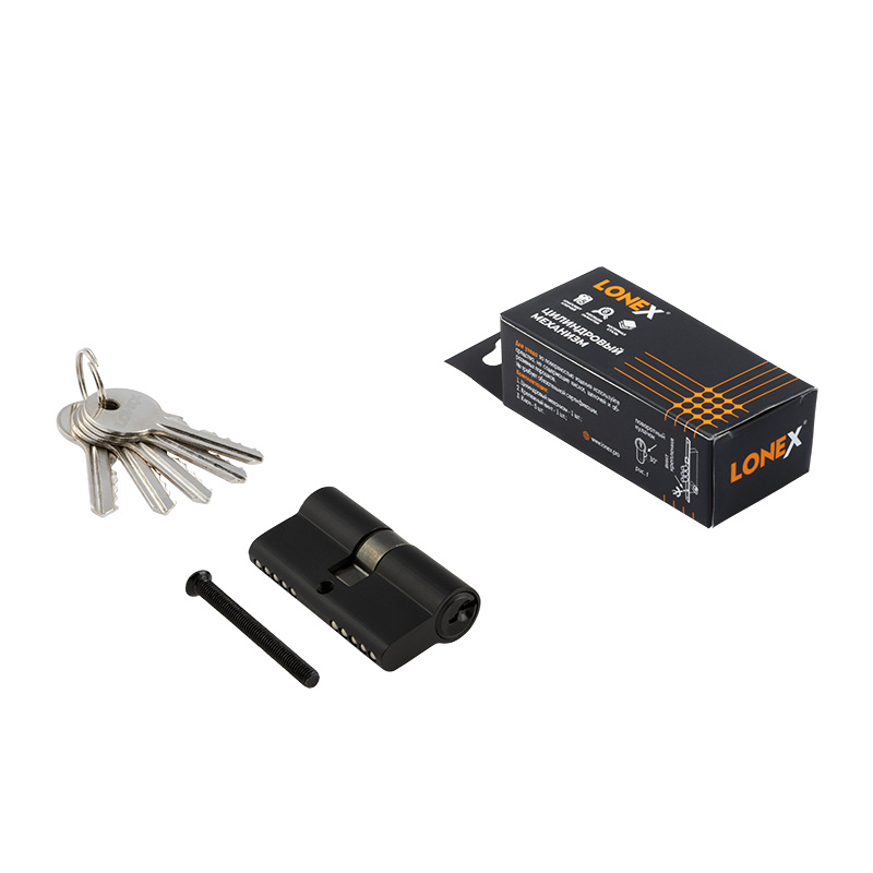 Комплектация и упаковка Цилиндр LONEX СТ-Л цвет Черный Нора-М