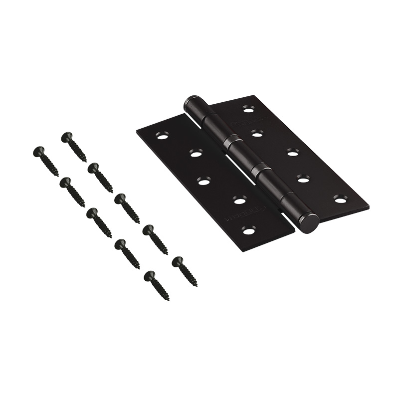 Комплектация и упаковка Петля универсальная 5"-2ВВ (125*75*2,5) без колп. цвет Черный Нора-М