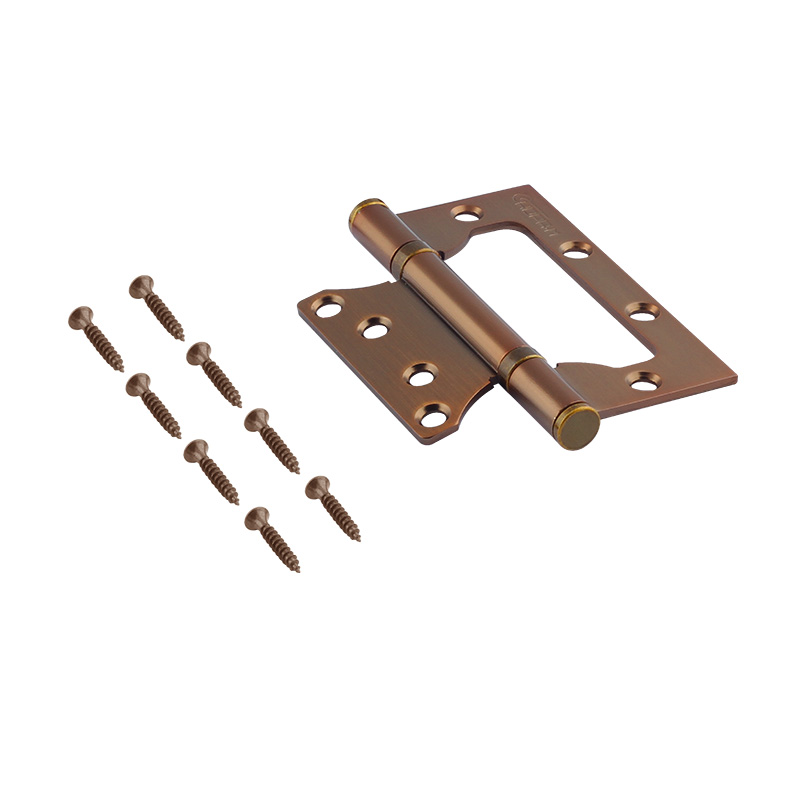 Комплектация и упаковка Петля без врезки 800-4" (100*75*2,5) без колп. цвет Матовый кофе Нора-М