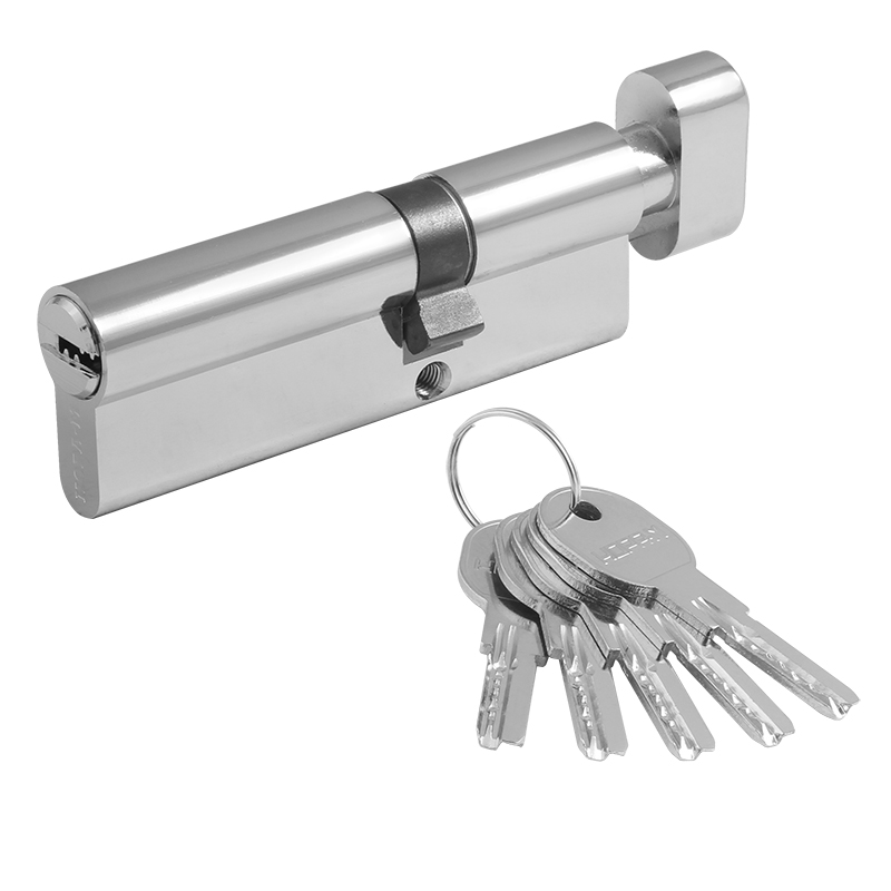 Цилиндр ЛПУВ.УК асимметричный цвет Хром Нора-М
