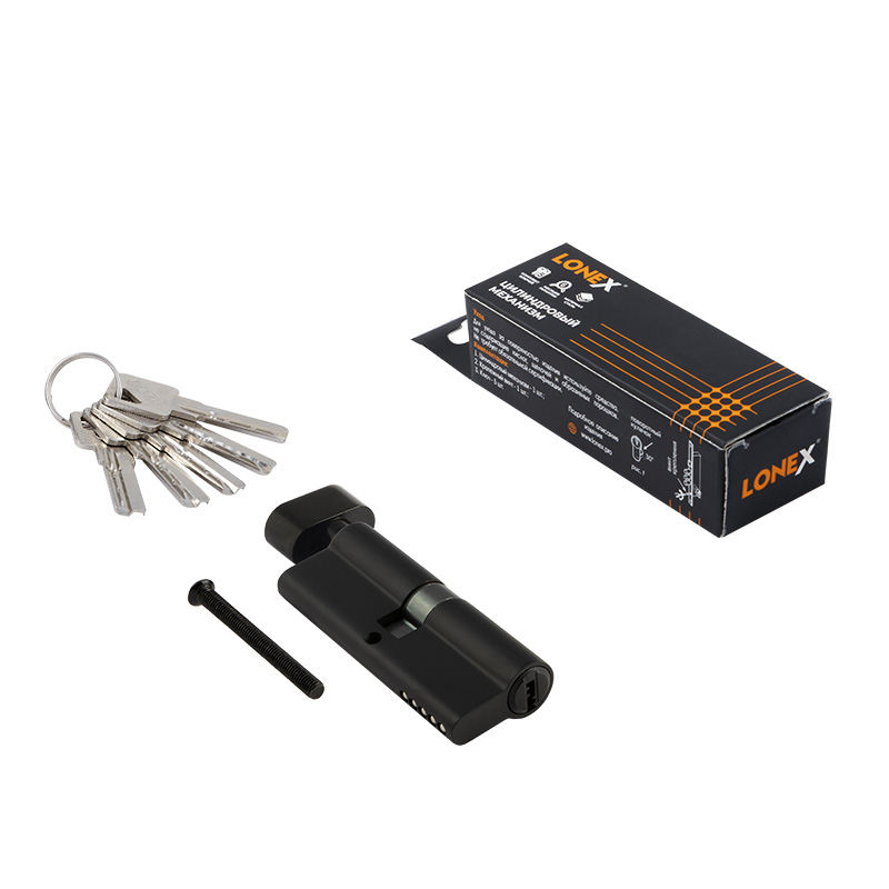 Комплектация и упаковка Цилиндр LONEX СТ-ЛПВ цвет Черный Нора-М