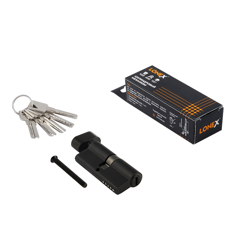 Комплектация и упаковка Цилиндр LONEX СТ-ЛПВ цвет Черный Нора-М