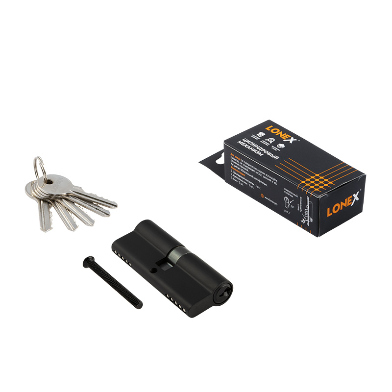 Комплектация и упаковка Цилиндр LONEX СТ-Л цвет Черный Нора-М