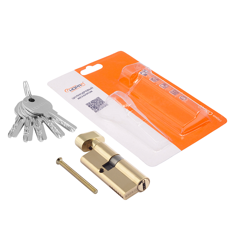 Комплектация и упаковка Цилиндр ЛПУВ асимметричный цвет Золото Нора-М