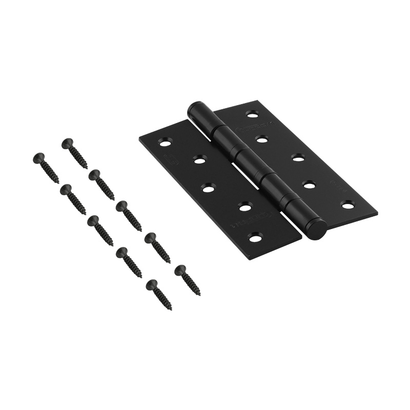 Комплектация и упаковка Петля универсальная 5"-4ВВ STD (125*75*2,5) без колп. цвет Черный Нора-М