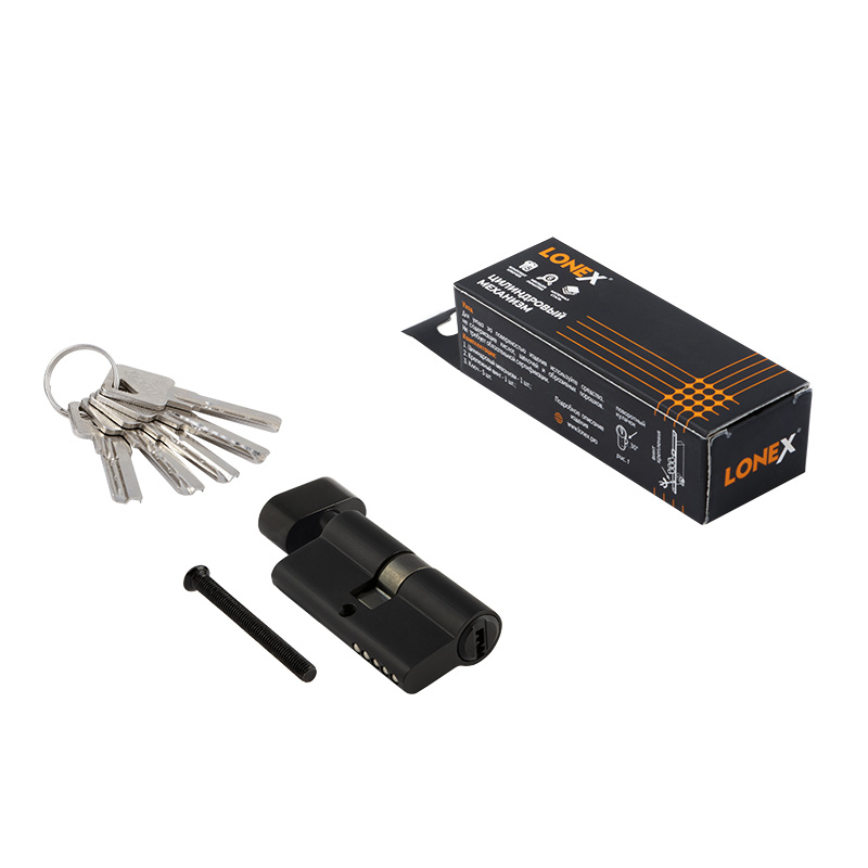 Комплектация и упаковка Цилиндр LONEX СТ-ЛПВ цвет Черный Нора-М